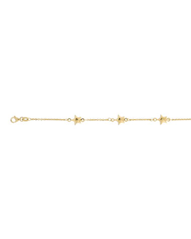 9CT Y/G STAR BLT 14cm/1.50mm